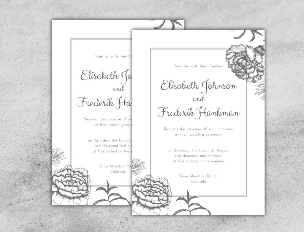 Order of Service Weddings | Print | Custom Designed | Bracknell