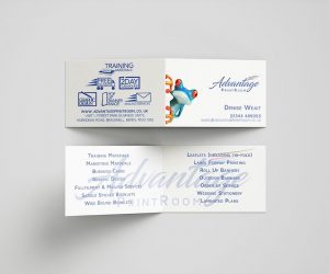 Folded Business Card